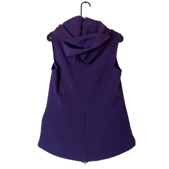 Noel Asmar Leto Equestrian Waterproof Hooded Riding Vest Plum Purple Small - Picture 2 of 16